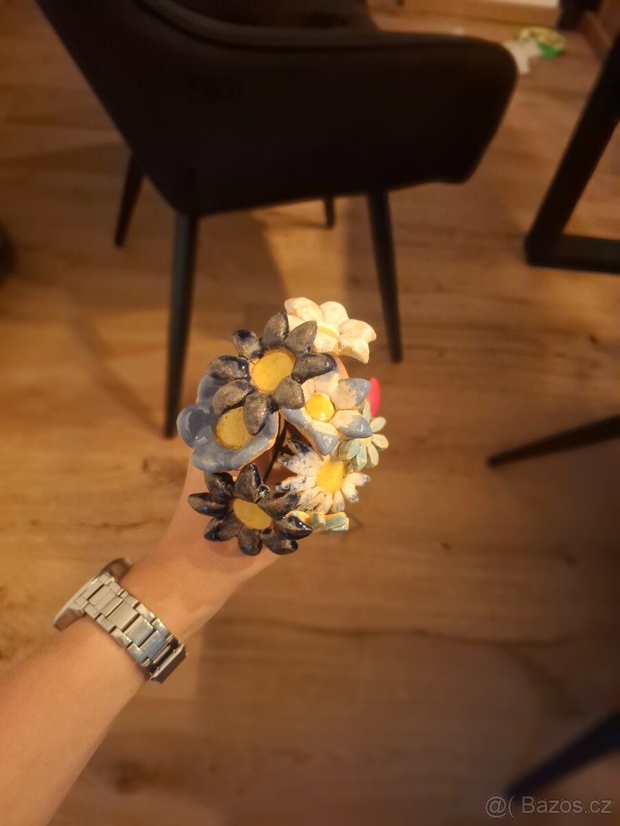 Keramické kytičky - 2