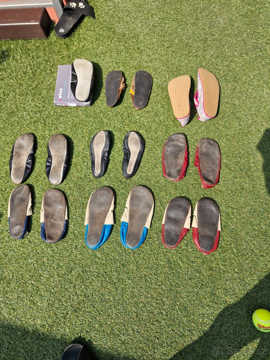 Capáčky, 19-24 cm, gymnastické cvičky 21,25 cm, gymnast.dres - 2