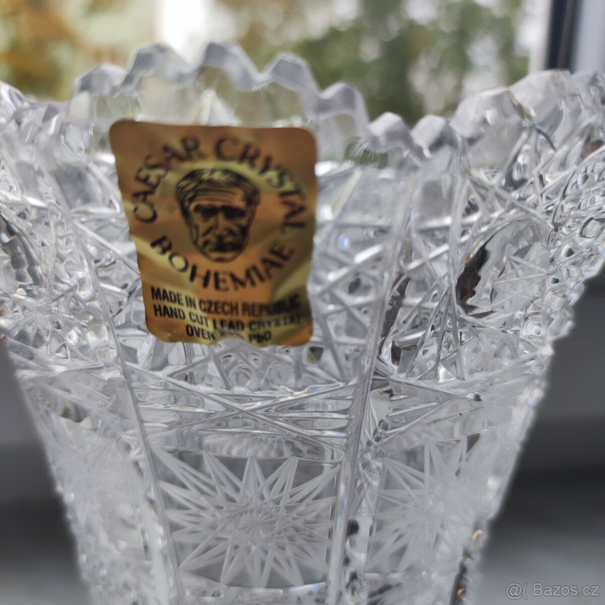 broušená váza ceasar crystal - 2