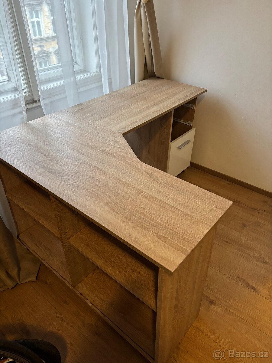 Rohový psací stůl za odvoz - 2