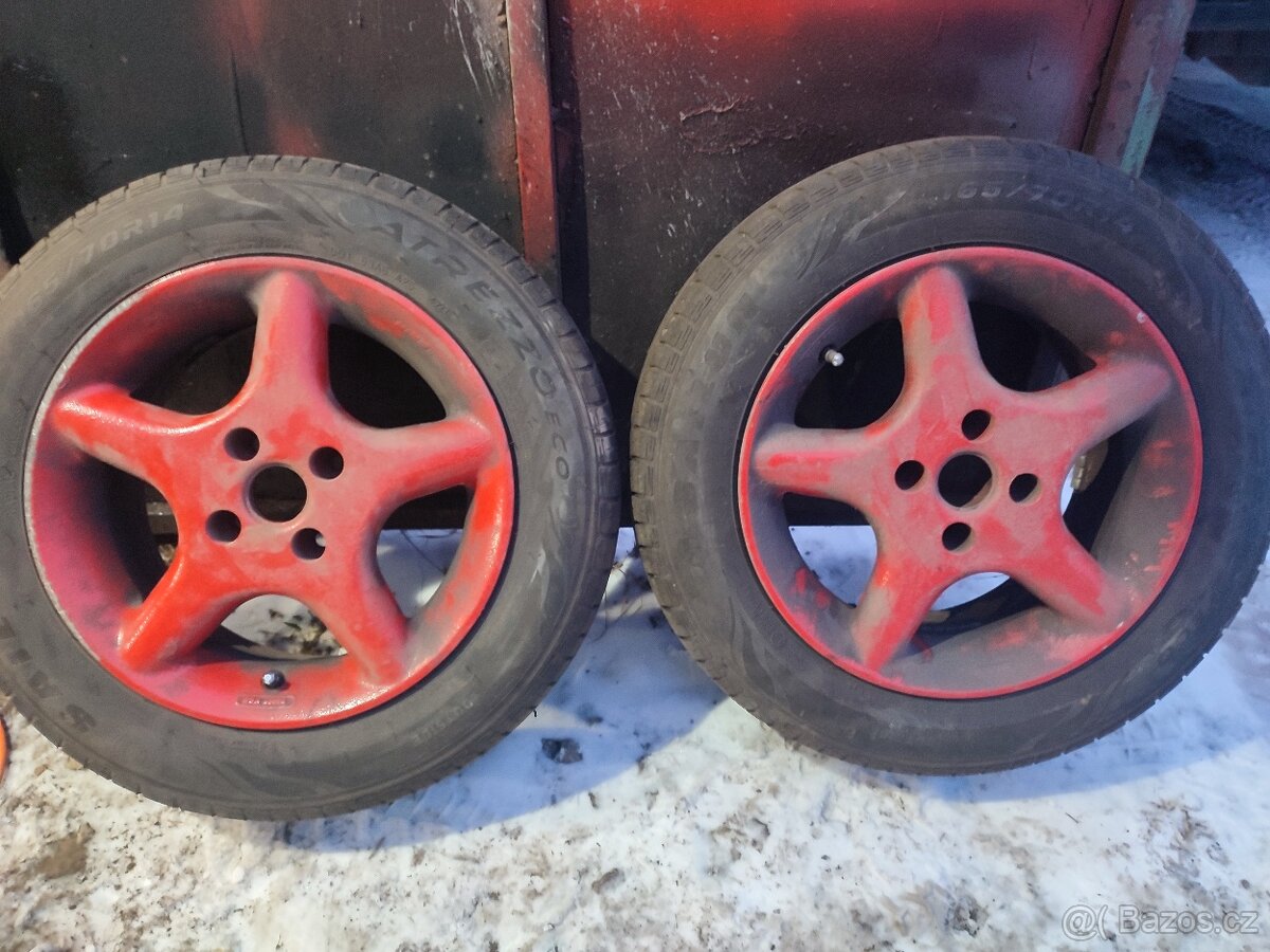 Prodám kola 4x100 r14 letní - 2