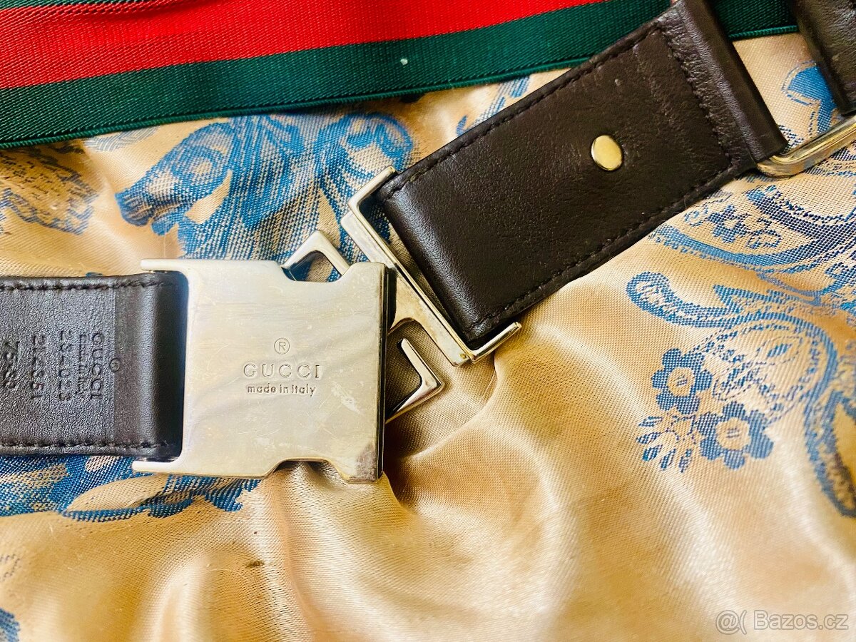 GUCCI Web Stretch Textile Belt 75 - 2