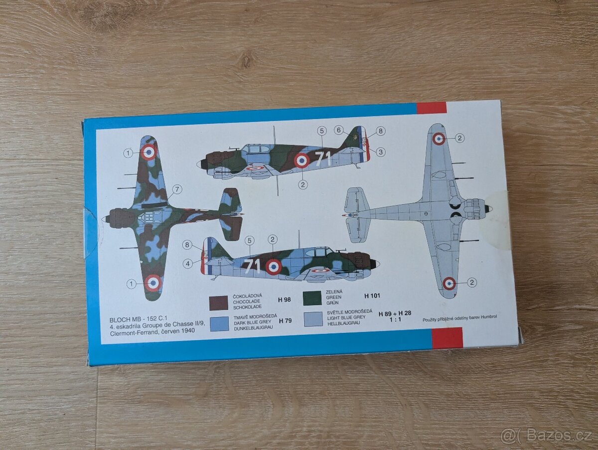 ✈️ Plastikový model Bloch MB 152 (SMĚR) - 2