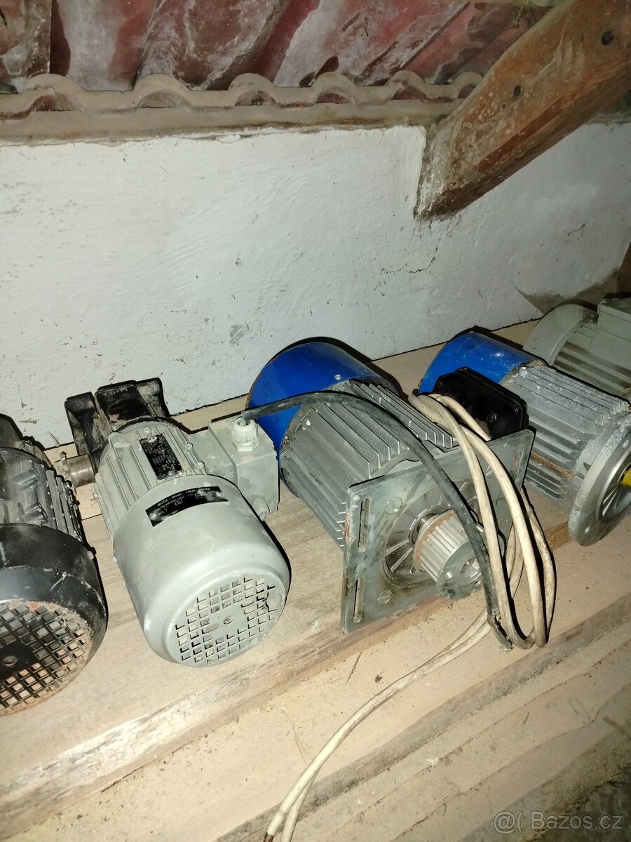 Elektromotory různé typy – 0,25 až 2,2 kW - 2