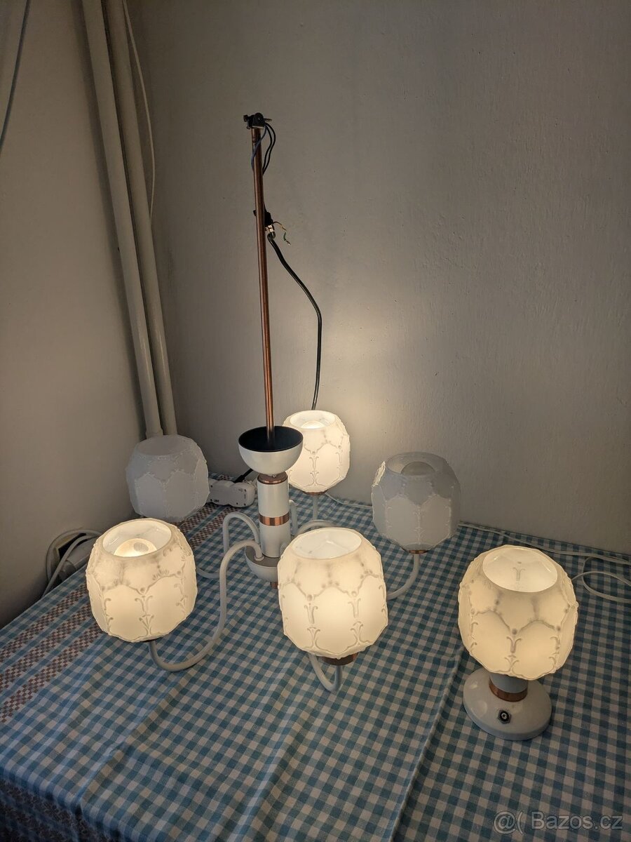 Lustr a stolní lampa Drukov - 2