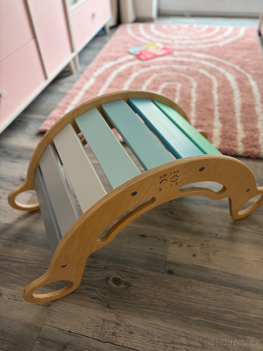 Montessori houpačka Elis Design modrá - 2