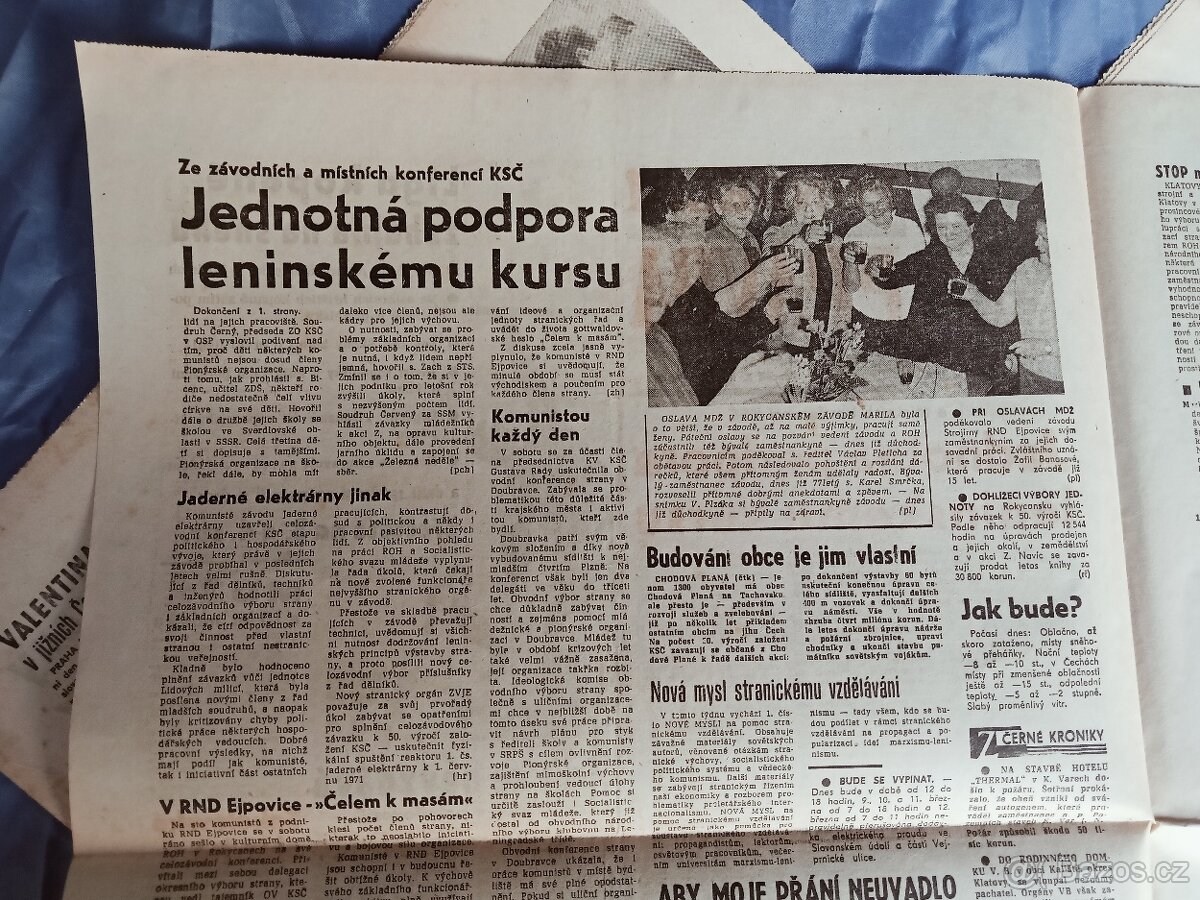 Noviny Pravda 1971 - 2