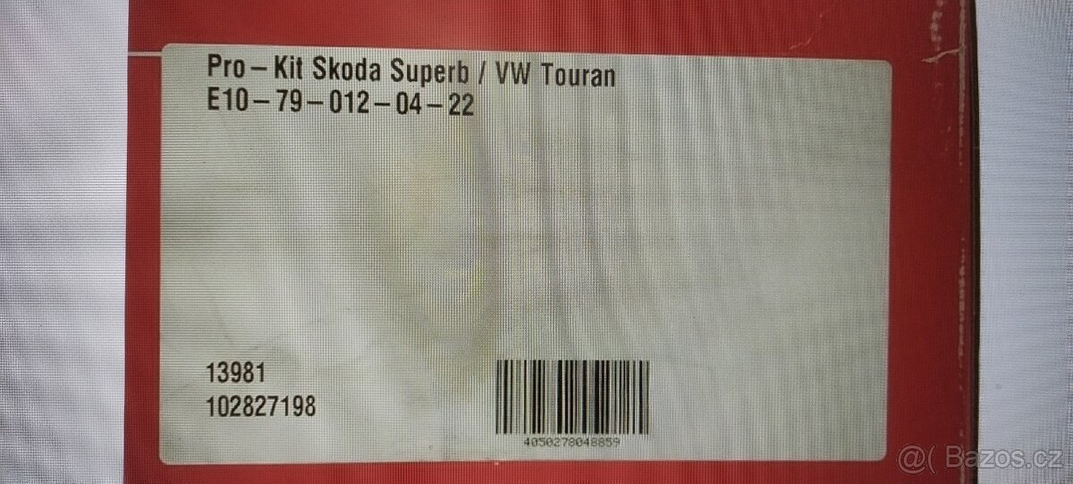 Snížené pružiny Eibach Pro-Kit VW TOURAN 5T1 ŠKODA SUPERB 3 - 2