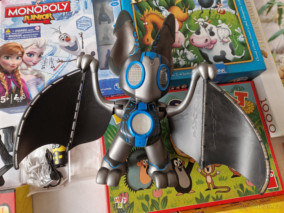 Deskové hry puzzle Monopoly Frozen Super Farmář Nocto robot - 2