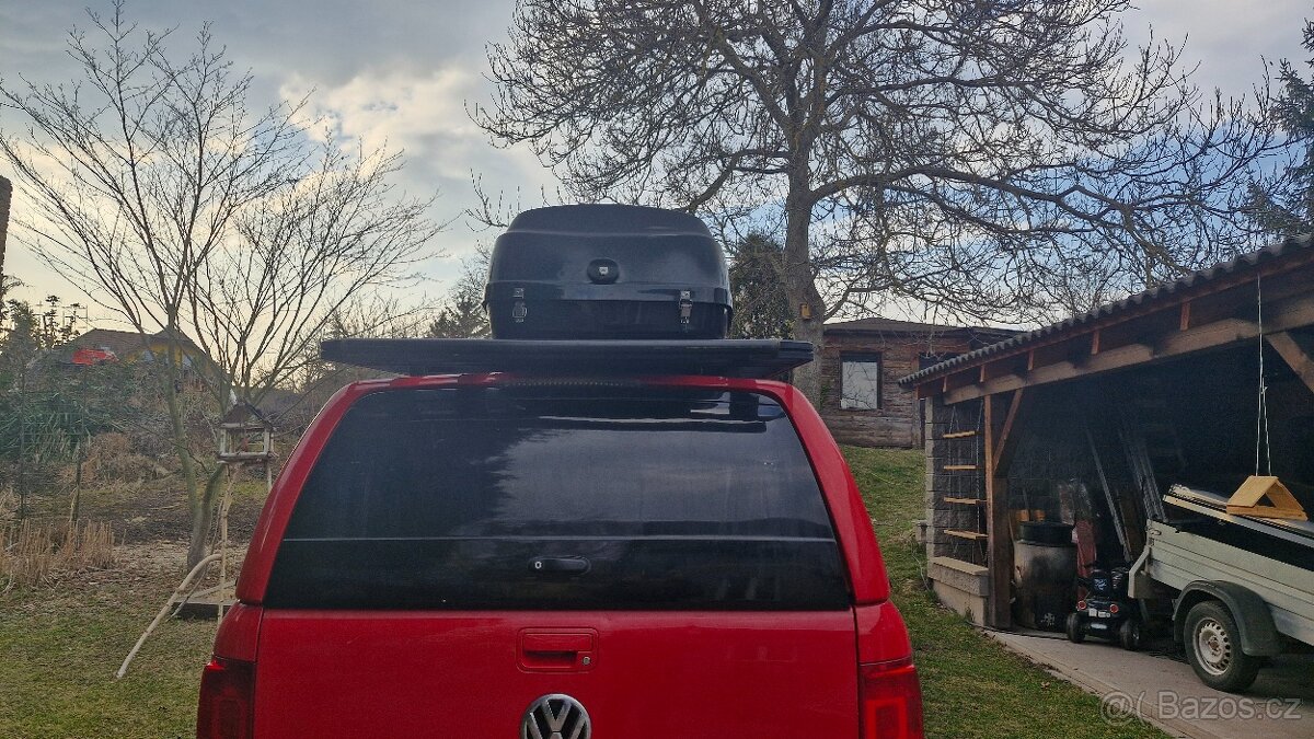 Střešní nosič + stresni box VW Amarok 2017