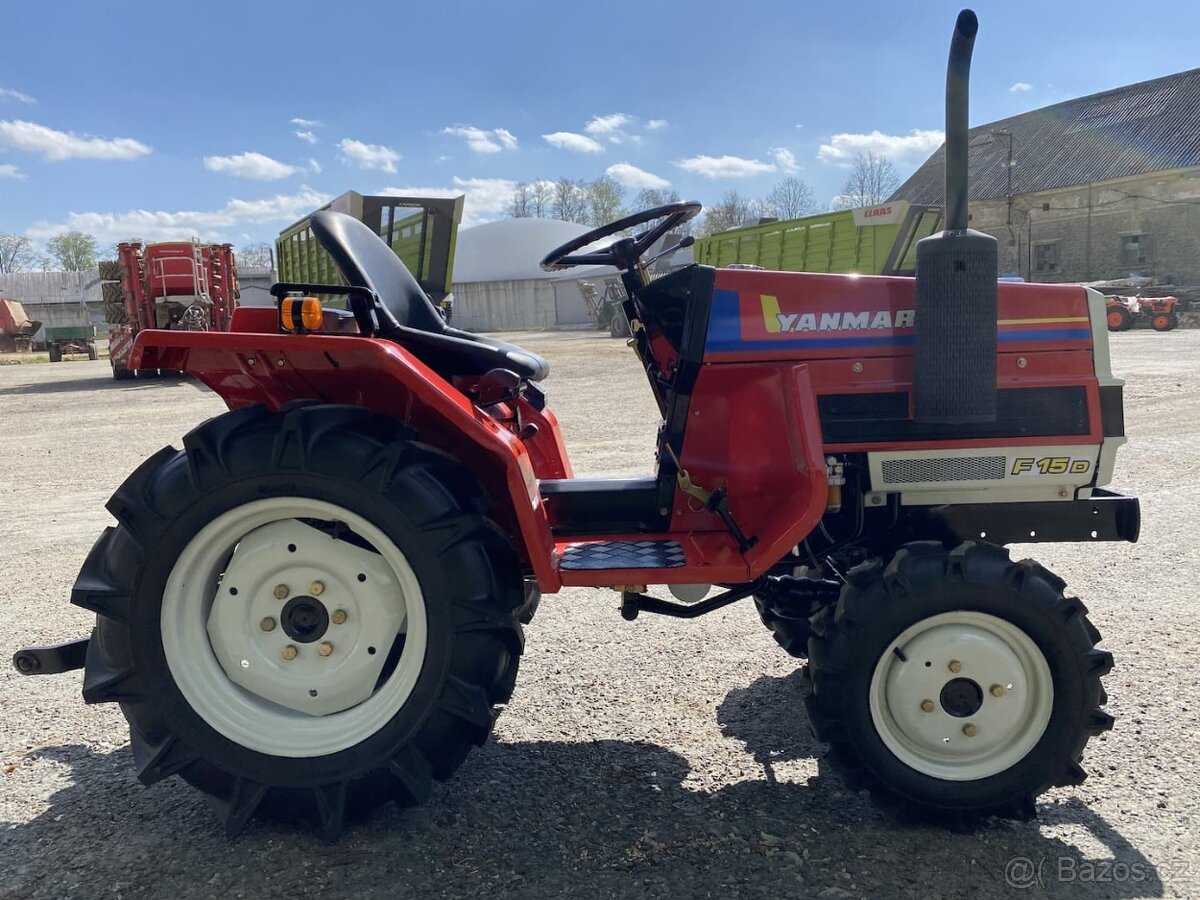 Malotraktor Yanmar F15D, profesionální repas - 2