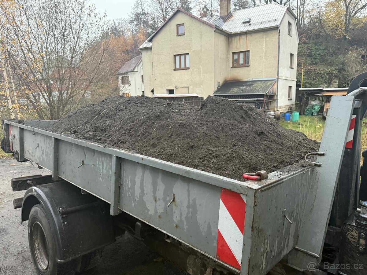 🌱 Překátrovaná hlína - tříděná, ideální do záhonků 🌱 - 2