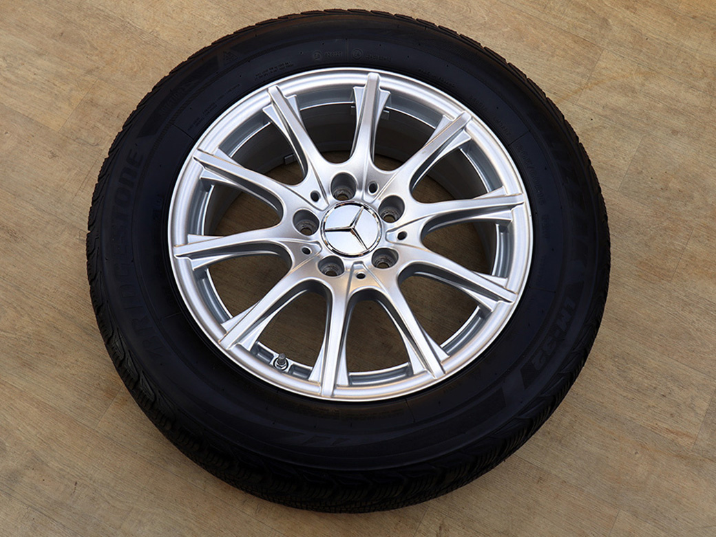 16" Alu kola = 5x112 = MERCEDES C-CLASS - ZIMNÍ + TPMS - 2