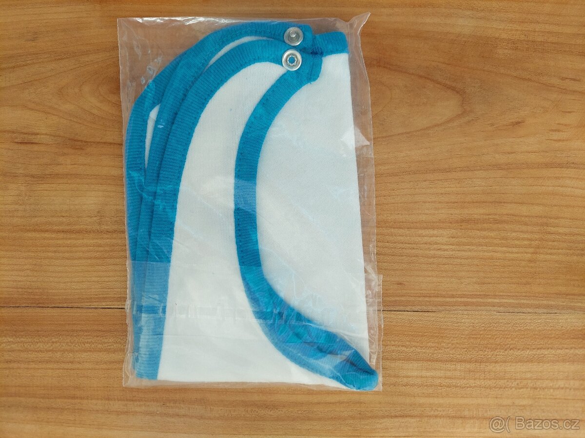 Nový krásný bryndák, modrý bryndáček se slonem, unisex hezký - 2