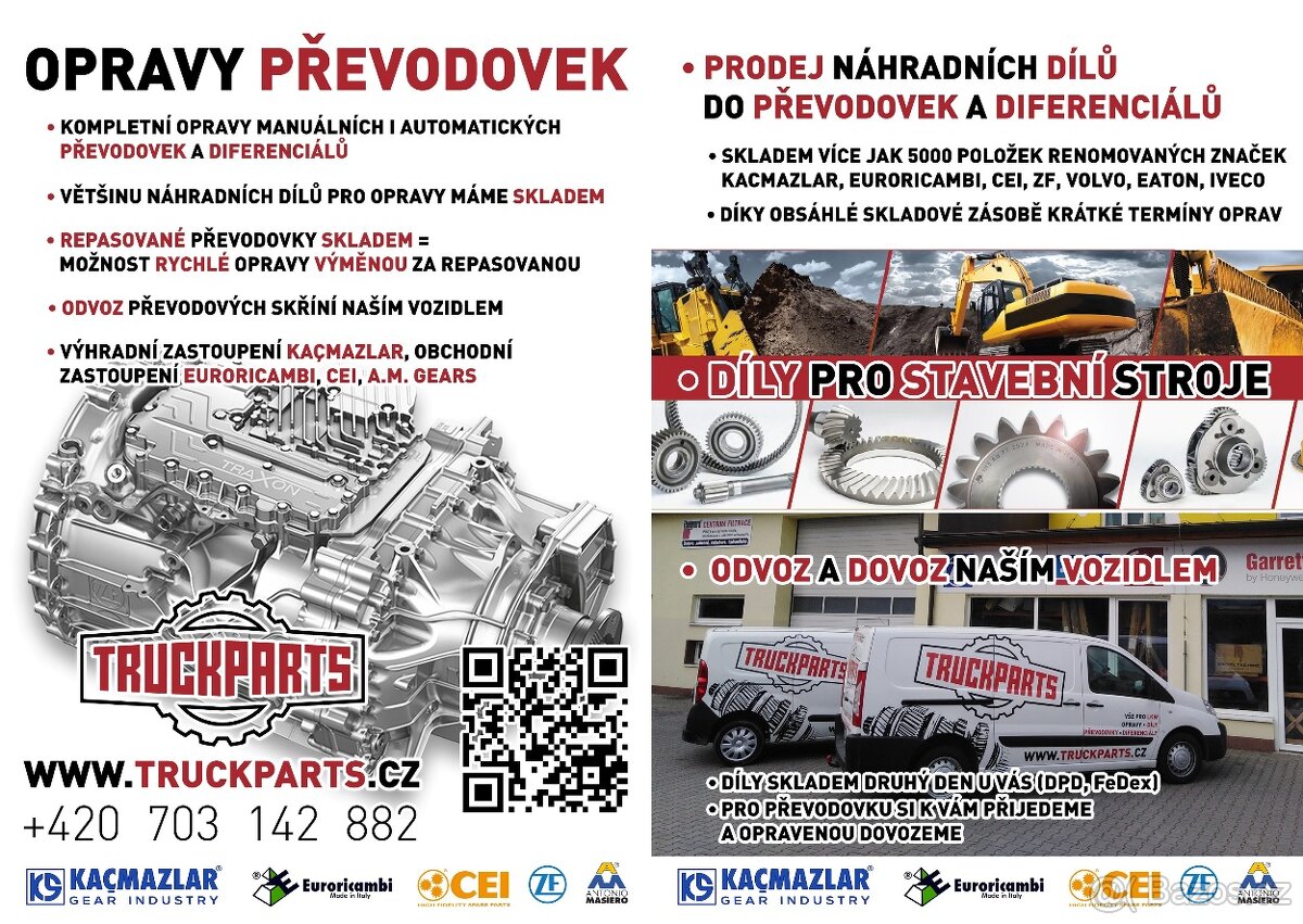 Opravy převodovek, diferenciálů a retarderu Strakonice - 2