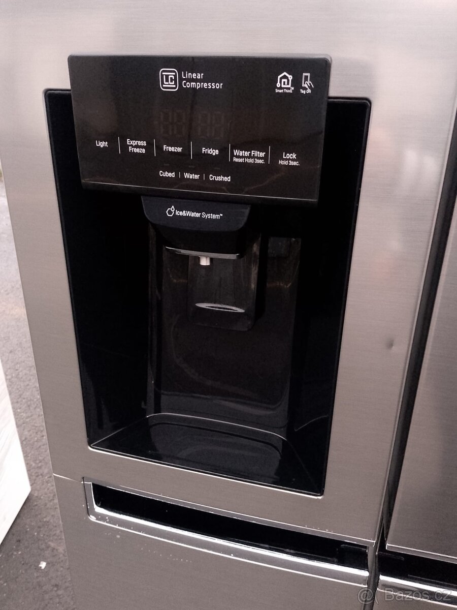 Americké lednice ledovačem LG třídy A+++no Frost ked - 2