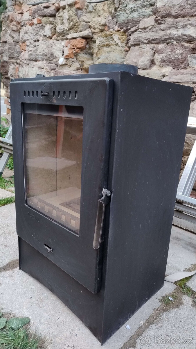 Krbová kamna - Thorma Skal II černá - 150mm - v záruce - 2