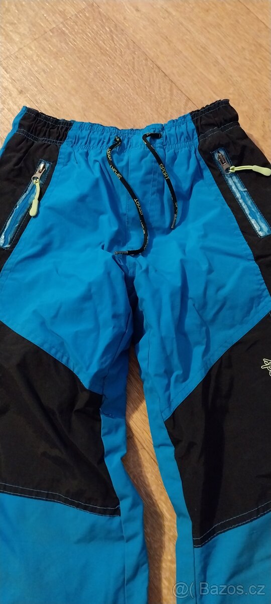 Zateplené nepromokavé kalhoty vel. 146 - 2