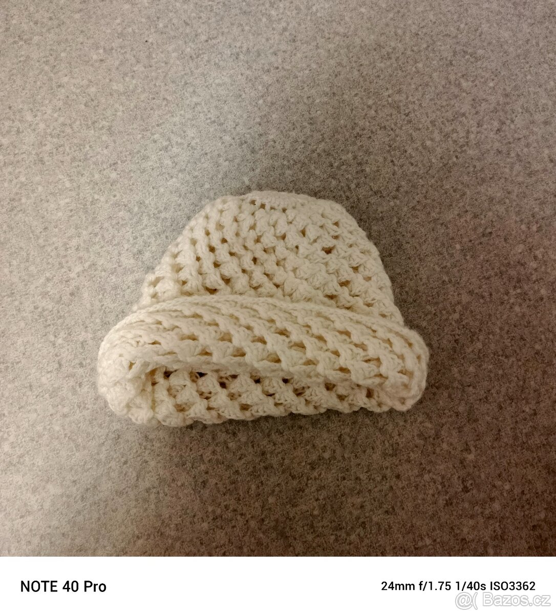 Dívčí pletená čepice - 2