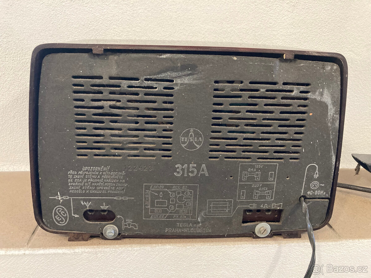Rádio Tesla Sonatina 315A - 2