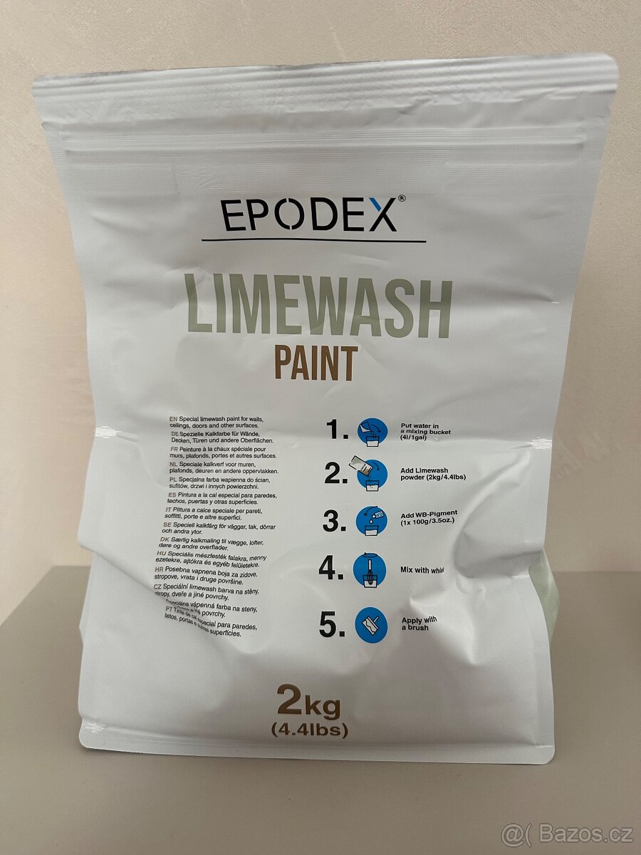 Limewash barva Epodex odstín Cappuccino - 2