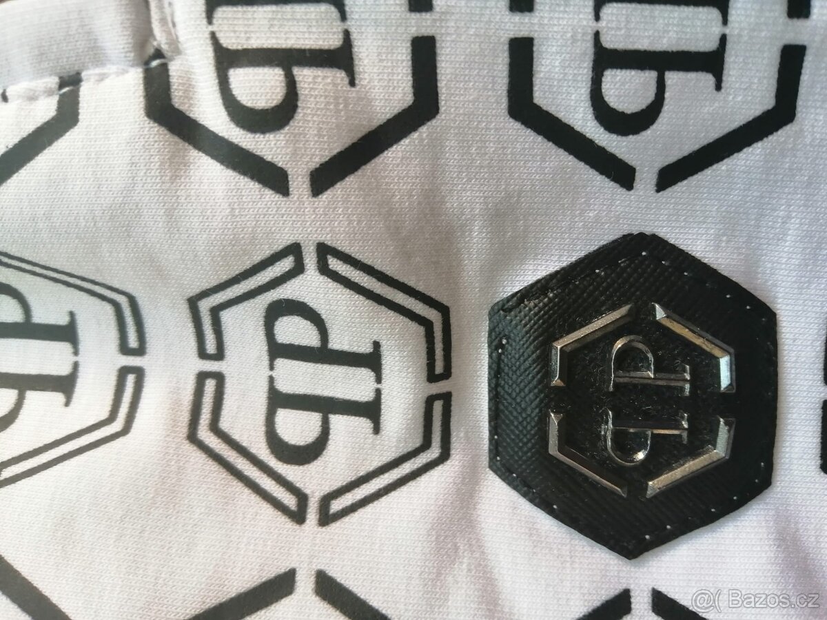 Kraťasy,šortky 3/4 Phillip Plein bílé - 2