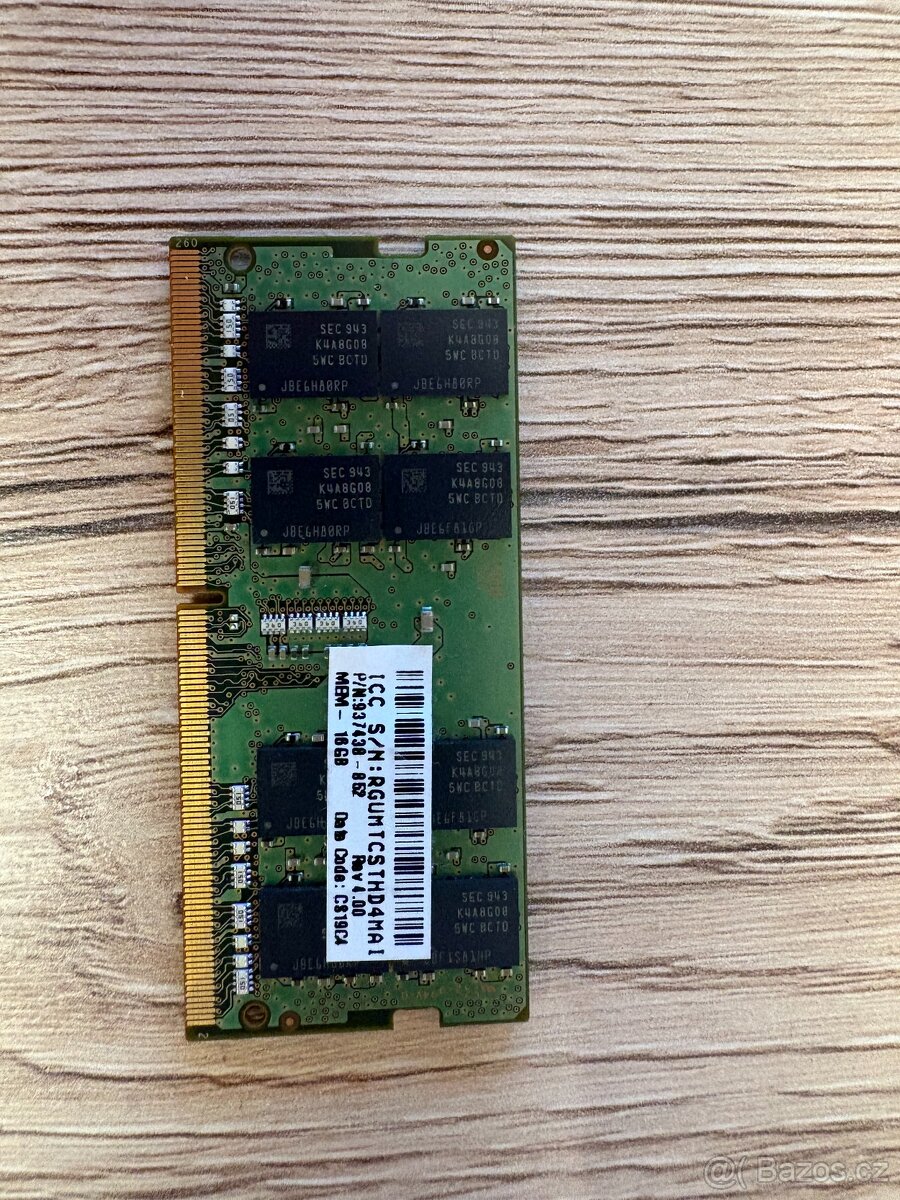Samsung 16GB SODIMM DDR4 2Rx8 - 2