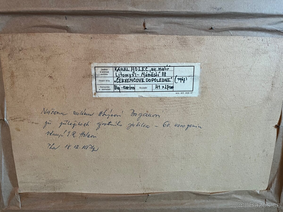 Karel Holec obraz - 2