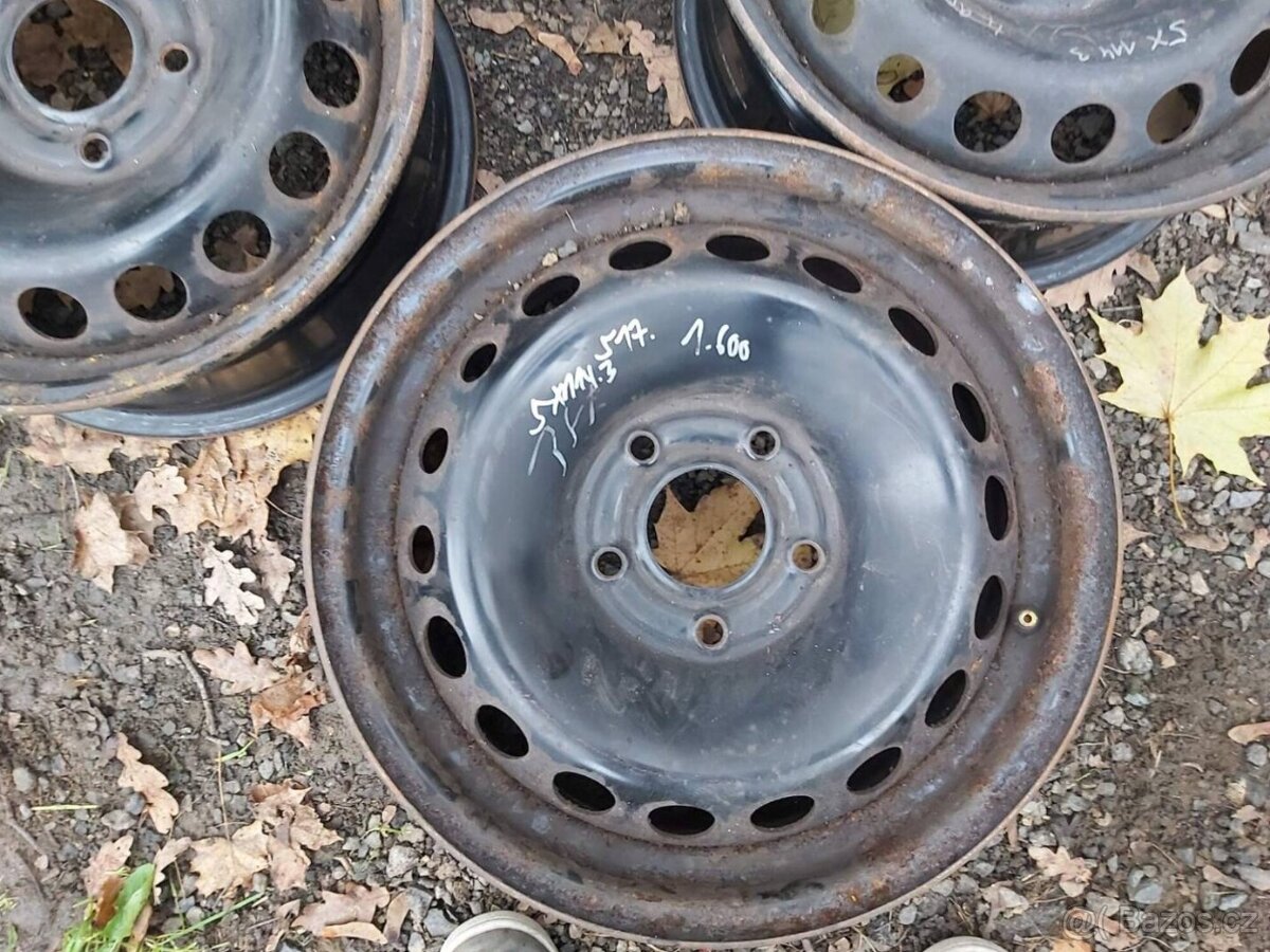 517. Plechové disky Renault 5x114.3 - 2
