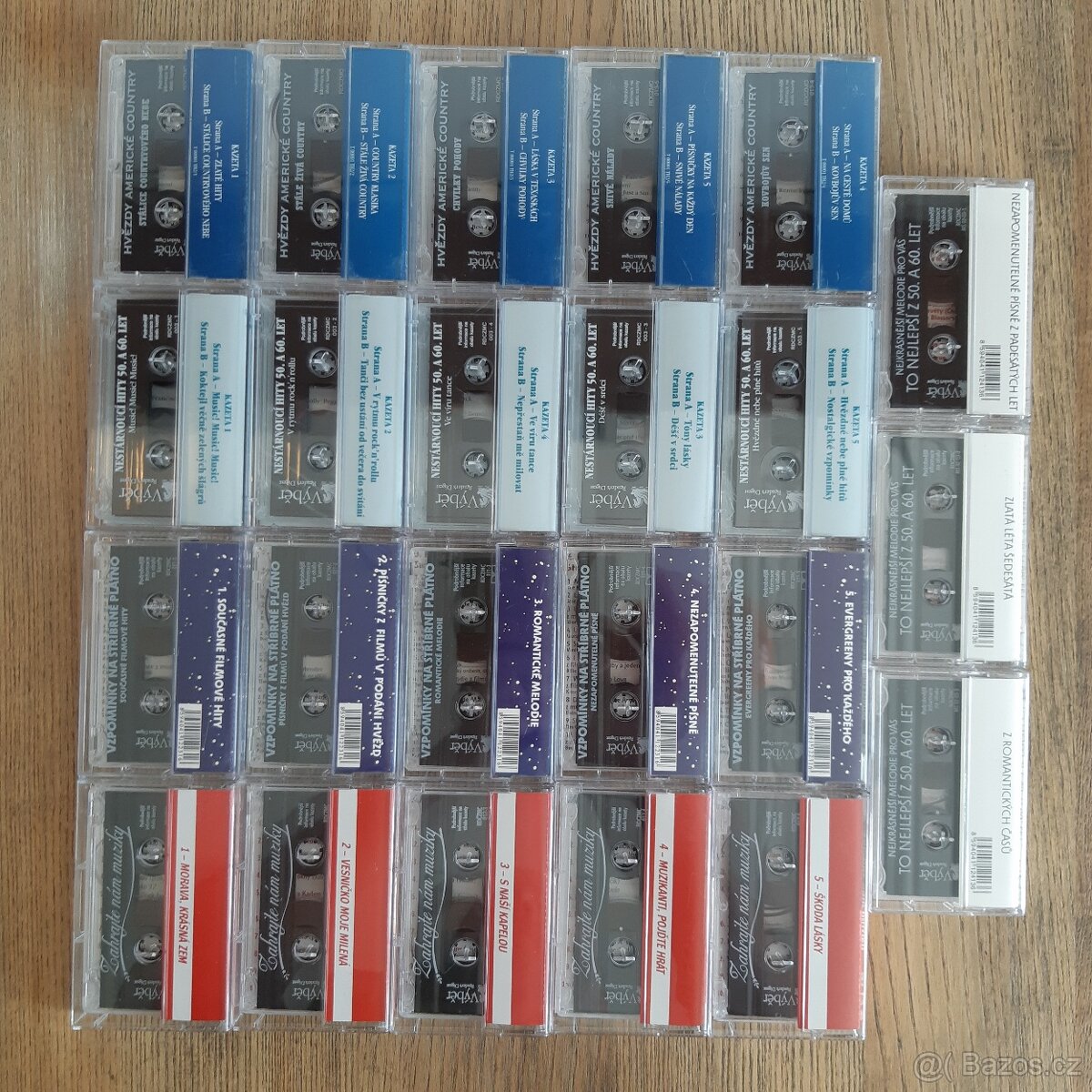 MC audio kazety - výběry //SLEVA// - 2