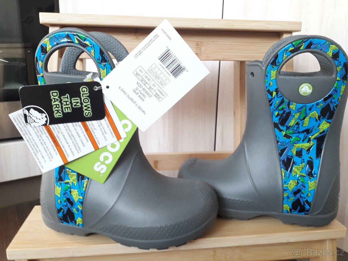 Dětské holínky Crocs vel.c12 vel.29/30 - 2