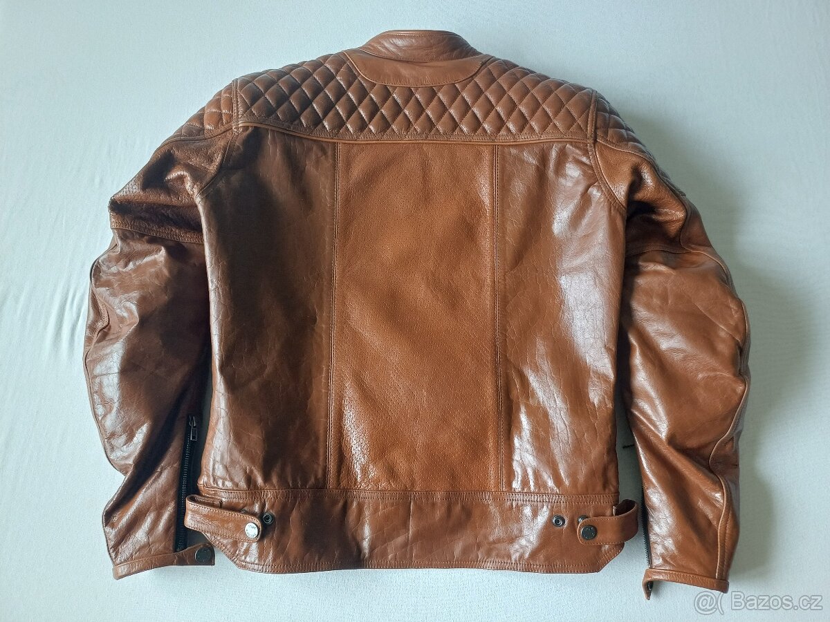 Bunda na motorku 4SR SCRAMBLER COGNAC - 2