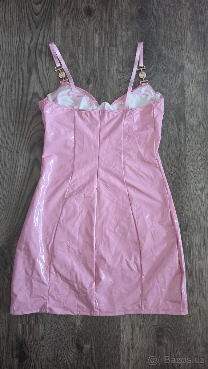 Lakované pvc šaty vel.S - 2