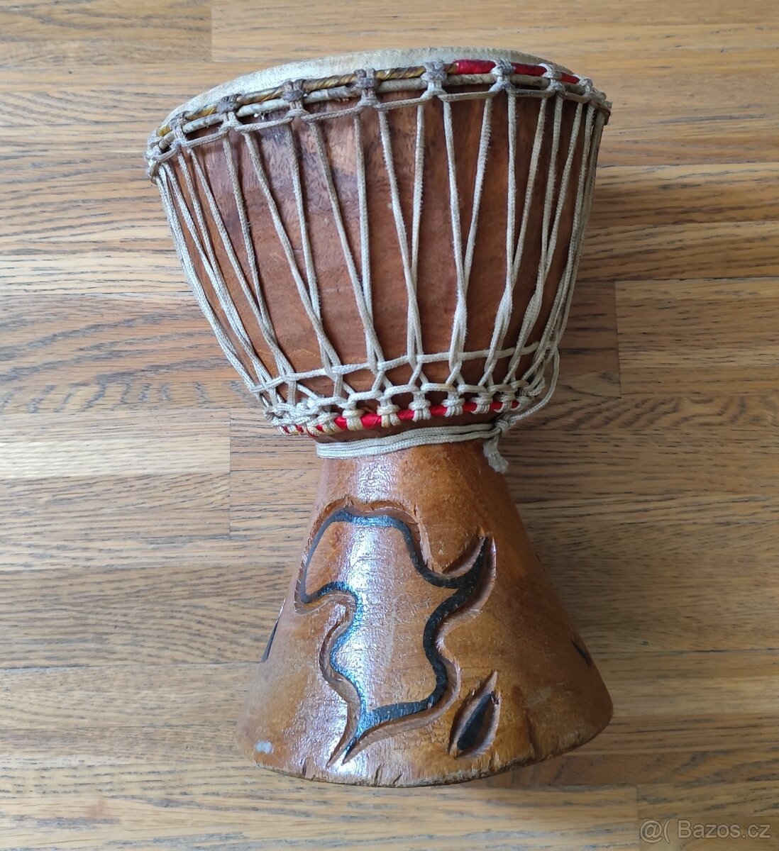 AFRICKÝ BUBEN (DJEMBE) PRŮMĚR 20 cm/VÝŠKA 26,5 cm - 2