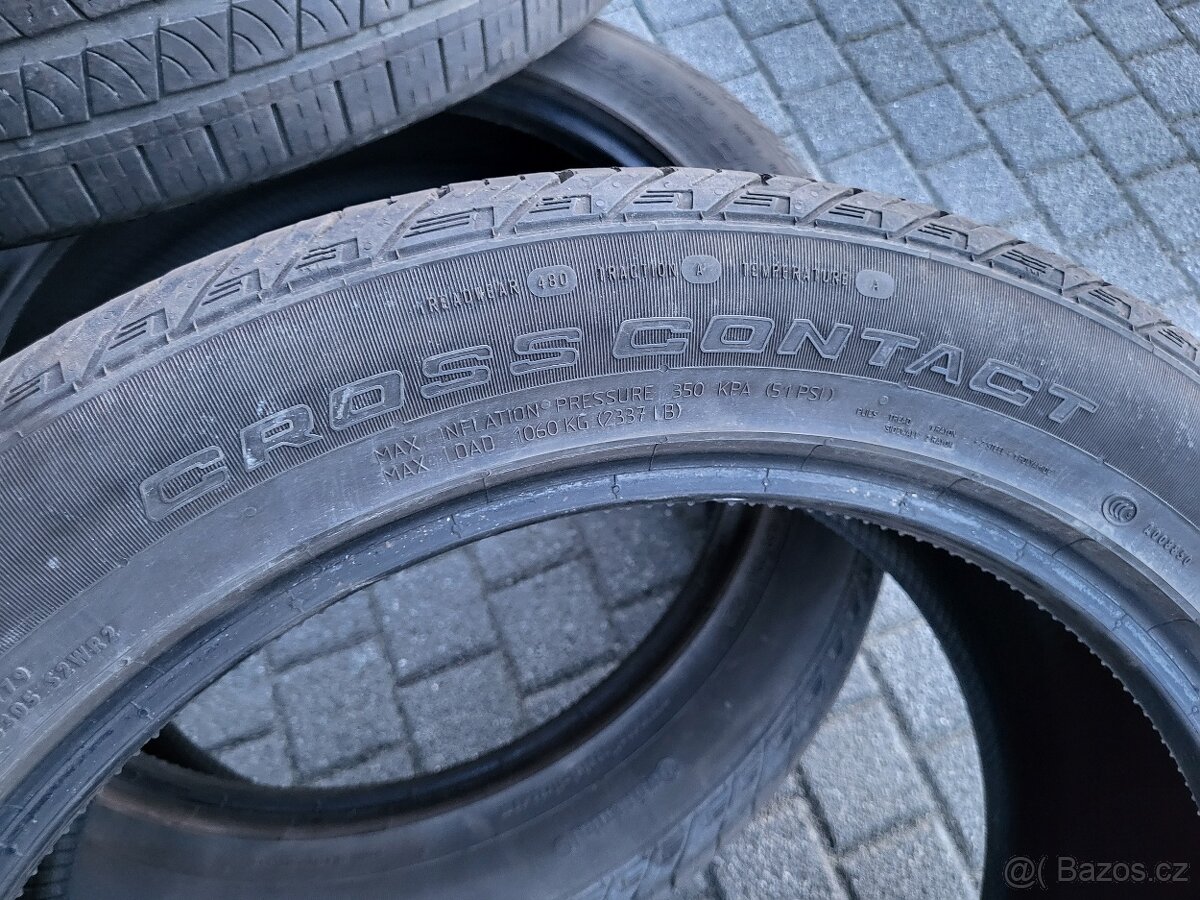 Prodám letní (univerzální) pneumatiky Continental 275/45 R21