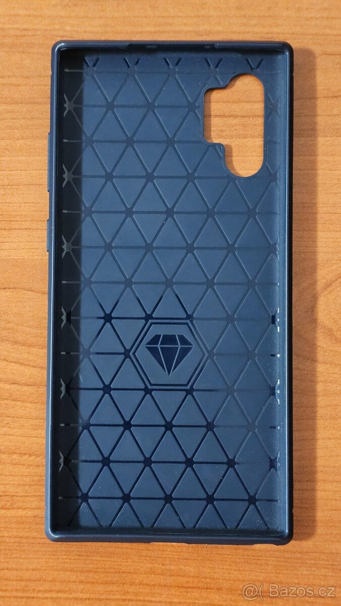 Carbon odolný gelový obal na Samsung Note 10+ - modrý - 2