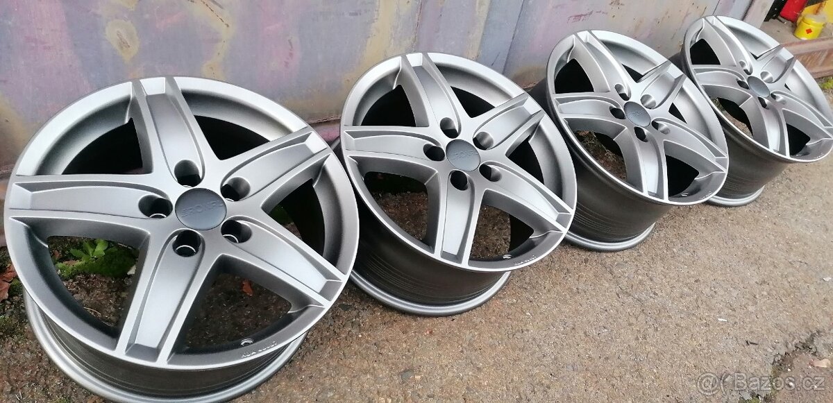 Alu kola 5x100 16" - Rapid,Fabia 3 - TOP STAV - 2