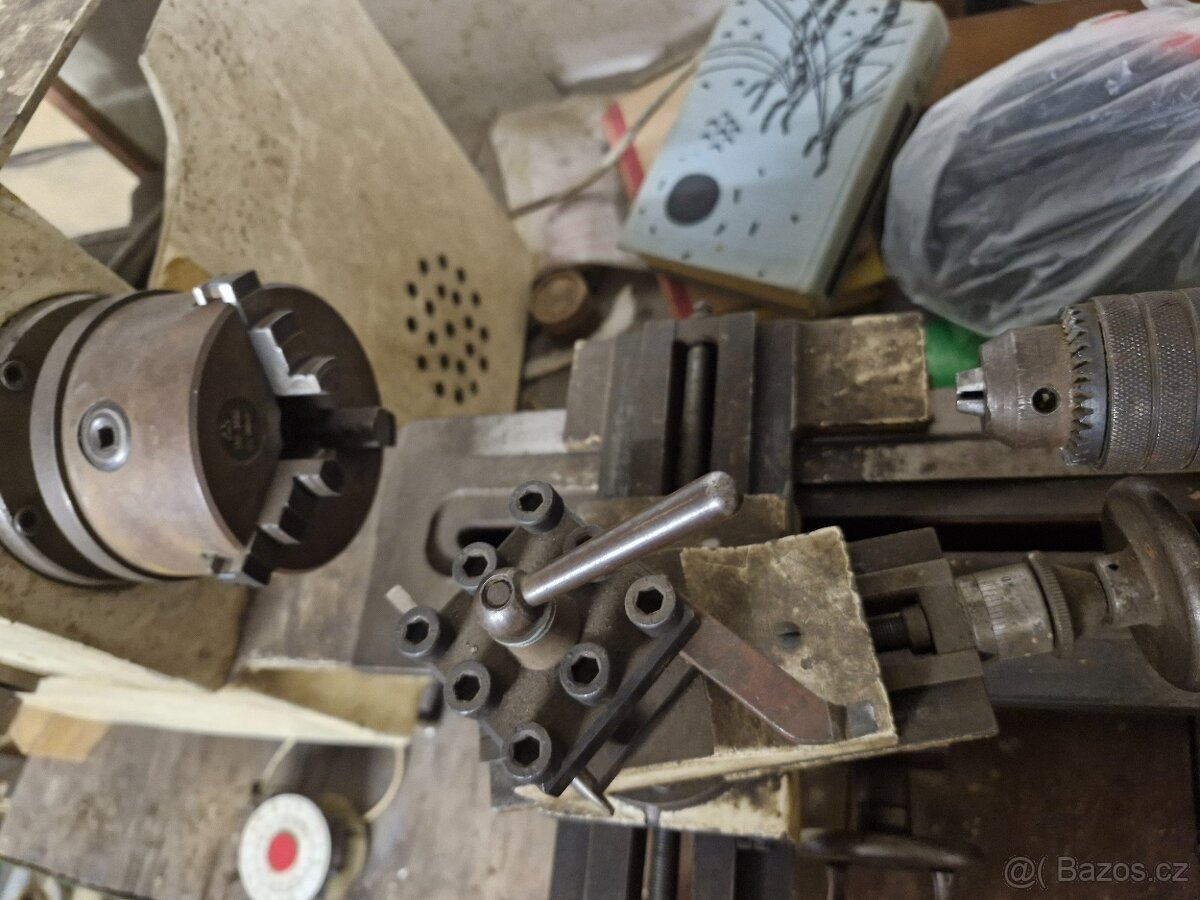 Profi stolní soustruh na kov - výrobce ČKD - 2
