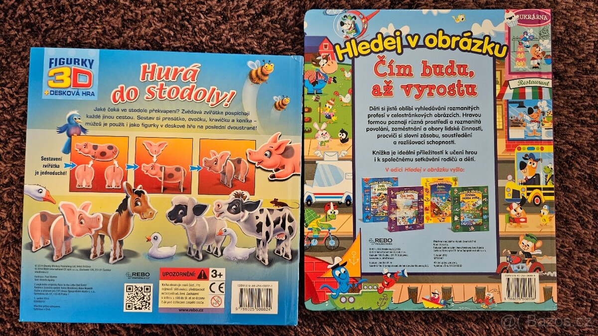 2 knihy: Hurá do stodoly + Čím budu až vyrostu - 2