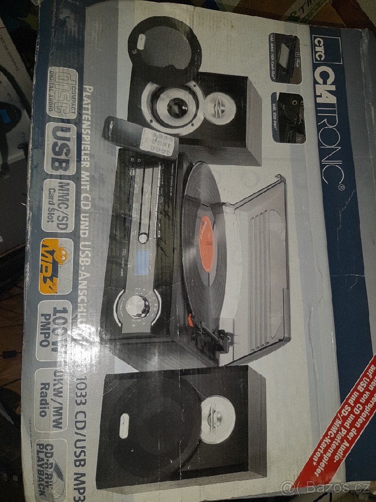 gramofon s CD,,tuner,usb - 2