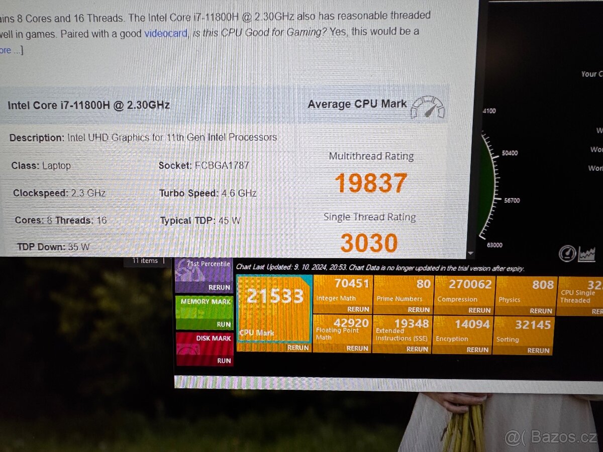 Asus Zephyrus M16 16:10 1920x1200 144Hz, 40GB RAM, 2TB SSD - 2