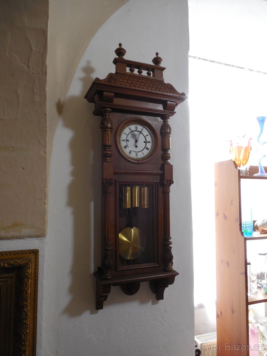 Hodiny čtvrťové pendlovky Wien - 2