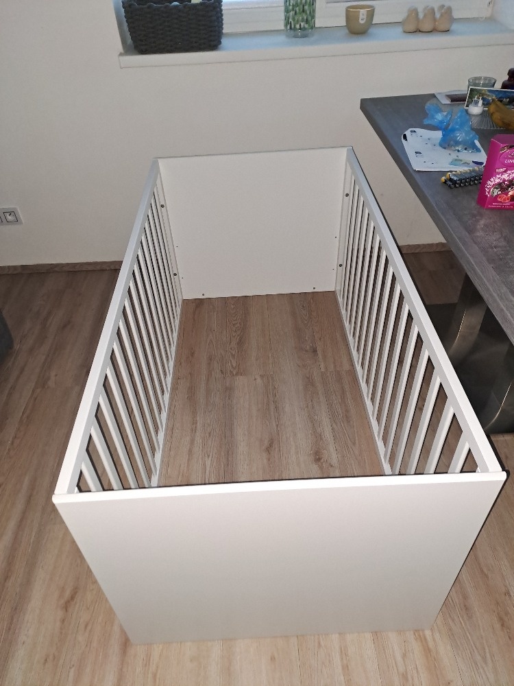 Dětská postýlka / postel Nomi se šuplíkem (3v1) - 2