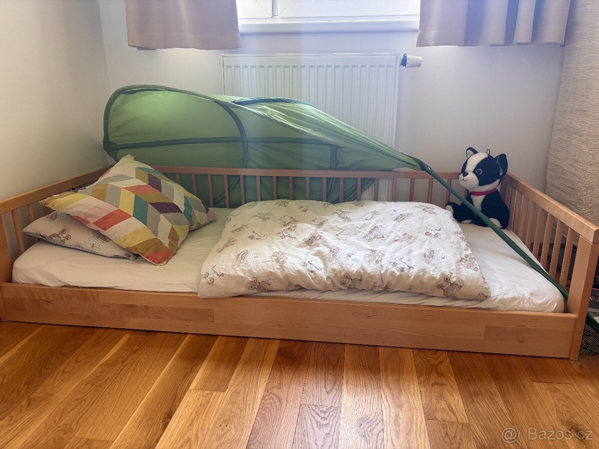 Dětská postýlka + futon - 2