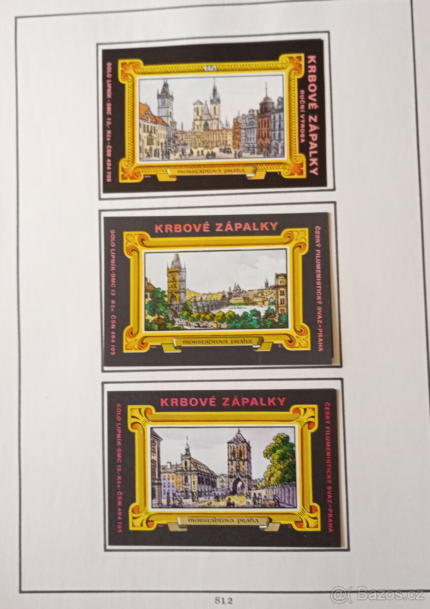 Album zápalkových nálepek 1980–1988 – 143 ks, pěkný stav - 2