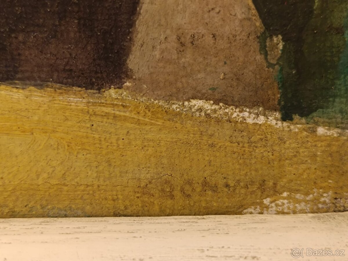 Obraz Rakovník, Karel Kronych, olej plátno 36x48 - 2