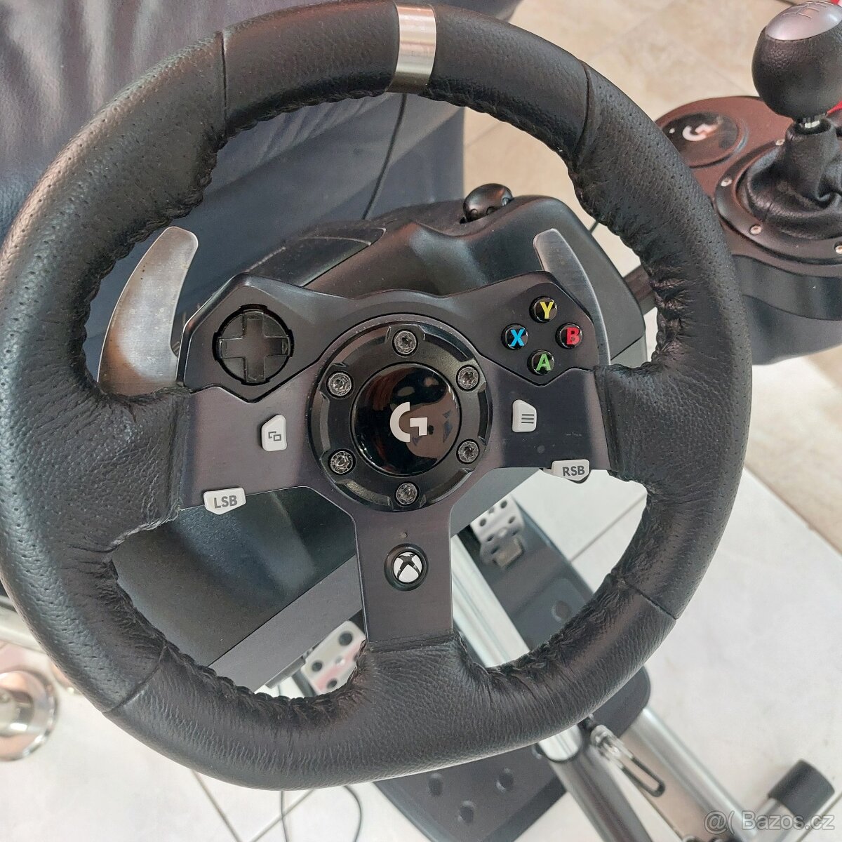 Volant Logitech G920, pedály, stojan, řadící páka, DOKLAD - 2