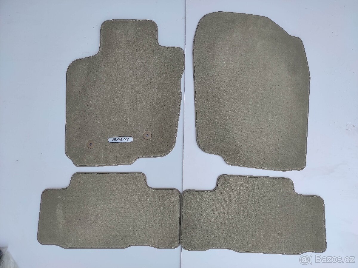 Nové originální autokoberce Toyota Rav4 III 2006-2012 hnědá - 2