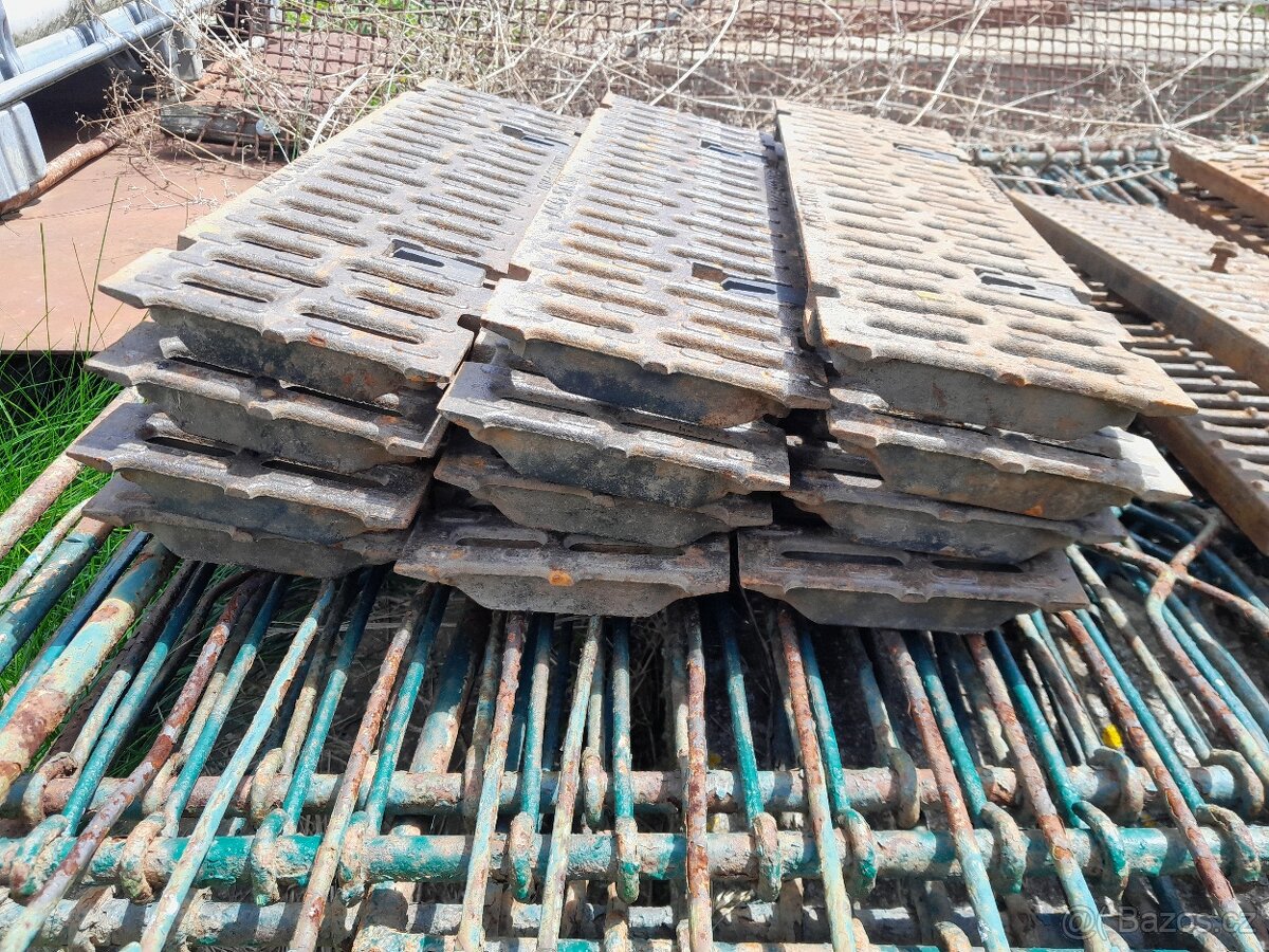 Litinový rošt, můstkový rošt 500 x 150 mm - 2