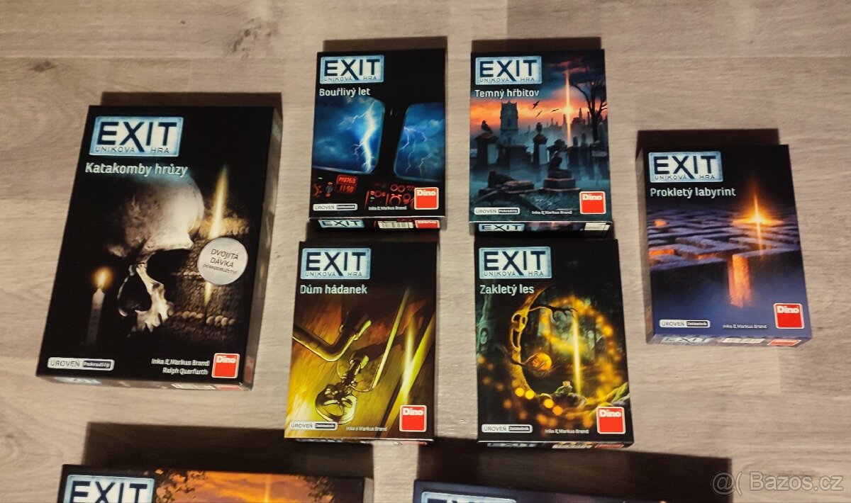 Společenské hry EXIT, Cluedo, hlavolamy - 2